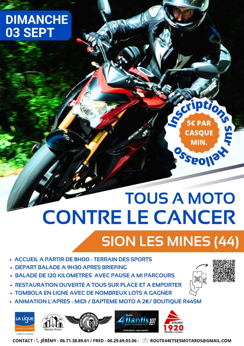 Tous à moto contre le cancer